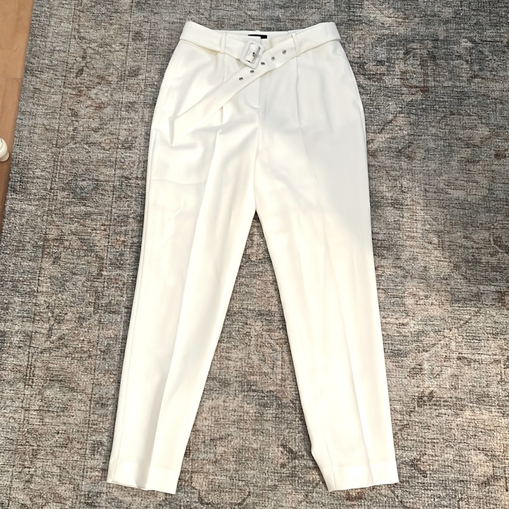 White House Black Market White Tailored Trousers (Size Women’s 4L)! Never worn.